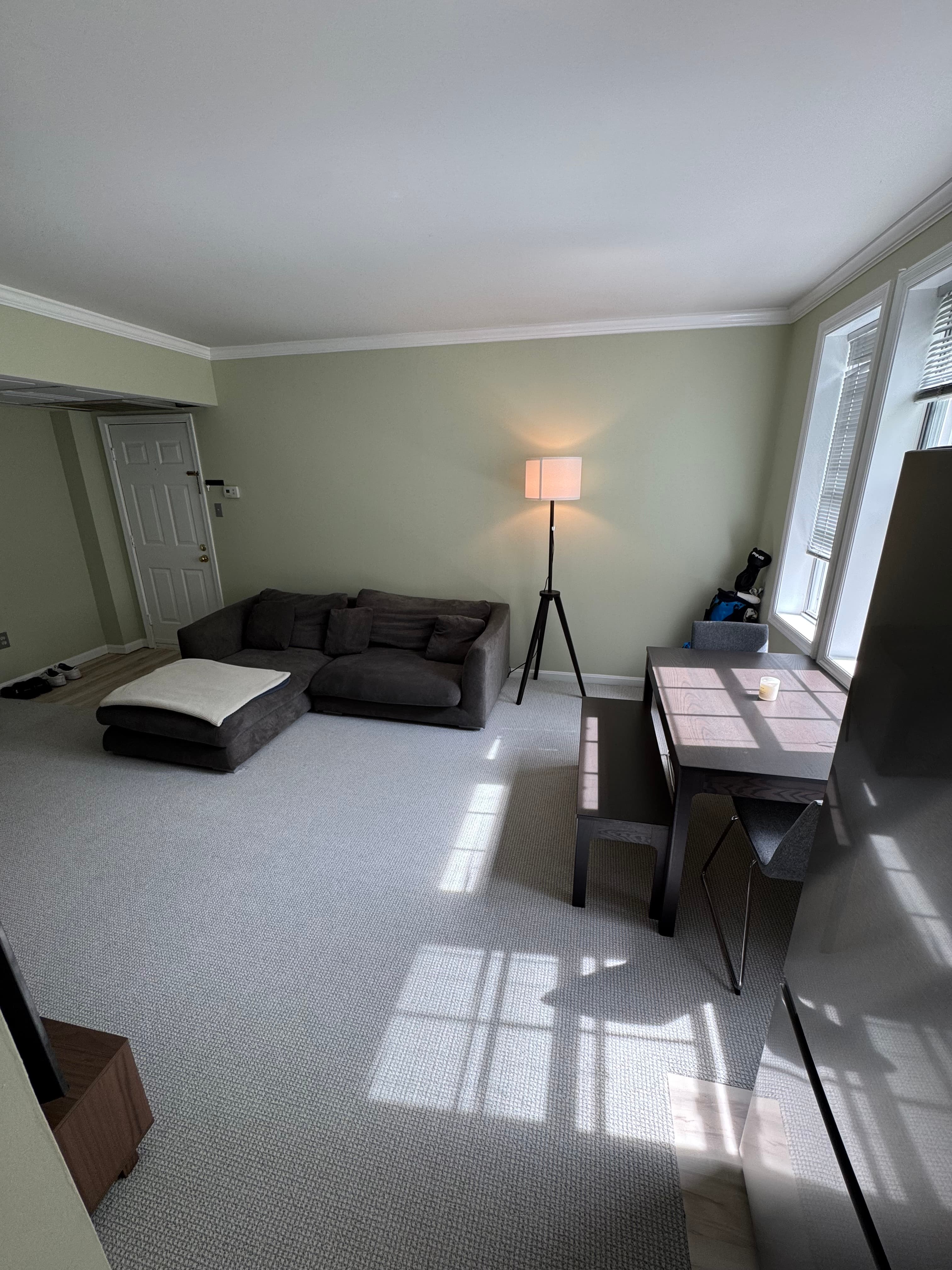 Freshly cleaned living room